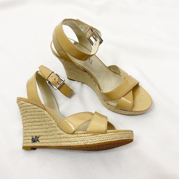 Michael Michael Kors Shoes - Michael Michael Kors Espadrille Platform Wedge 7.5